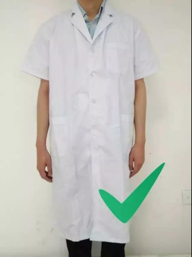 2019年**医师资格实践技能考试白大衣样式要求